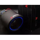 Puntera Akrapovic Exhosto 2.5 Fibra Carbono Aro De Luz Led