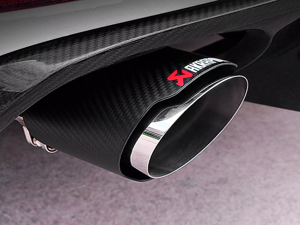 Puntera Akrapovic Exhosto 2.5 Fibra Carbono Aro De Luz Led
